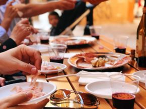 Apertivo time uring our food tour in Bologna